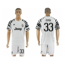 Juventus #33 Evra SEC Away Soccer Club Jersey