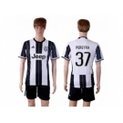 Juventus #37 Pereyra Home Soccer Club Jersey