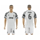 Juventus #6 Pogba SEC Away Soccer Club Jersey