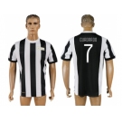 Juventus #7 Cuadrado 120th Anniversary Soccer Club Jersey