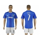 Juventus #7 Zaza Away Soccer Club Jersey 2