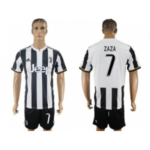 Juventus #7 Zaza Home Soccer Club Jersey 1