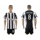 Juventus #8 Marchisio Home Soccer Club Jersey 1