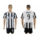 Juventus #9 Morata Home Soccer Club Jersey