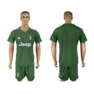 Juventus Blank Green Goalkeeper Soccer Club Jersey