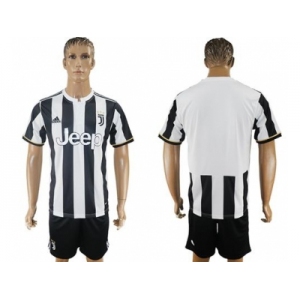 Juventus Blank Home Soccer Club Jersey 3