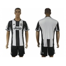 Juventus Blank Home Soccer Club Jersey 6