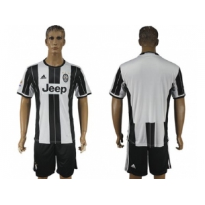 Juventus Blank Home Soccer Club Jersey 6