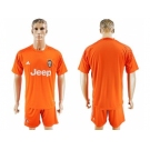 Juventus Blank Orange Goalkeeper Soccer Club Jersey 1