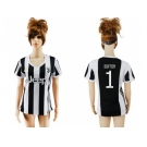 Women's Juventus #1 Buffon Home Soccer Club Jersey