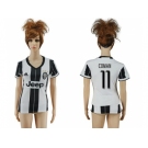 Women's Juventus #11 Coman Home Soccer Club Jersey