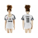 Women's Juventus #11 Coman Sec Away Soccer Club Jersey