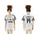 Women's Juventus #14 LLORENTE Sec Away Soccer Club Jersey