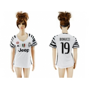 Women's Juventus #19 Bonucci Sec Away Soccer Club Jersey