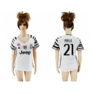 Women's Juventus #21 Pirlo Sec Away Soccer Club Jersey