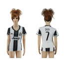 Women's Juventus #7 Zaza Home Soccer Club Jersey