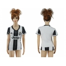 Women's Juventus Blank Home Soccer Club Jersey1