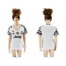 Women's Juventus Blank Sec Away Soccer Club Jersey