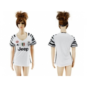 Women's Juventus Blank Sec Away Soccer Club Jersey