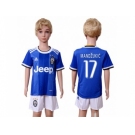 Juventus #17 Mandzukic Away Kid Soccer Club Jersey