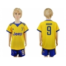 Juventus #9 Higuain Away Kid Soccer Club Jersey