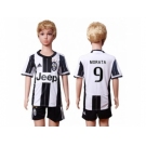 Juventus #9 Morata Home Kid Soccer Club Jersey