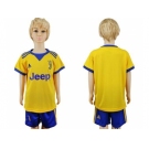 Juventus Blank Away Kid Soccer Club Jersey