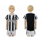 Juventus Blank Home Kid Soccer Club Jersey