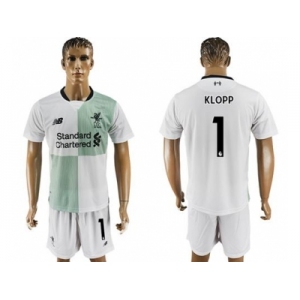 Liverpool #1 Klopp Away Soccer Club Jersey1