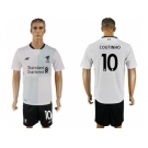 Liverpool #10 Coutinho Away Soccer Club Jersey1