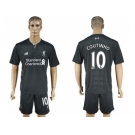 Liverpool #10 Coutinho Away Soccer Club Jersey3