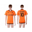 Liverpool #10 Coutinho Sec Away Soccer Club Jersey