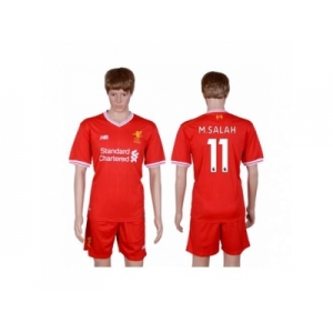 Liverpool #11 M.Salah Red Home Soccer Club Jersey