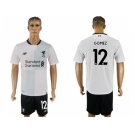 Liverpool #12 Gomez Away Soccer Club Jersey