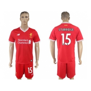 Liverpool #15 Sturridge Red Home Soccer Club Jersey