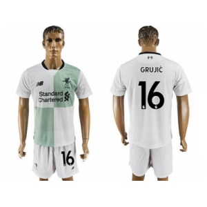 Liverpool #16 Grujic Away Soccer Club Jersey1