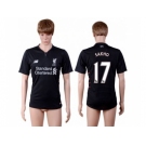 Liverpool #17 Sakho Away Soccer Club Jersey