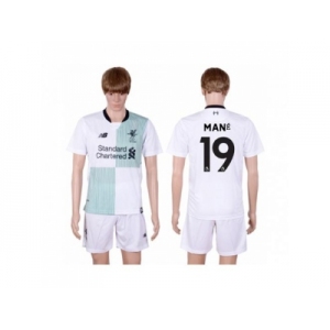 Liverpool #19 Mane Away Soccer Club Jersey
