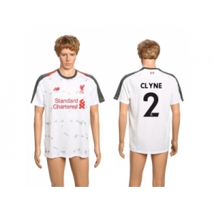 Liverpool #2 Clyne Away Soccer Club Jersey