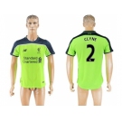 Liverpool #2 Clyne Sec Away Soccer Club Jersey1