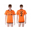 Liverpool #2 Clyne Sec Away Soccer Club Jersey