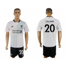 Liverpool #20 Lallana Away Soccer Club Jersey1