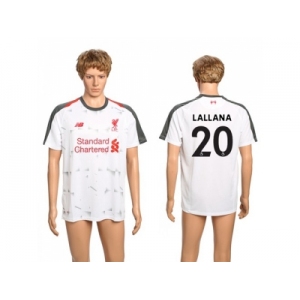 Liverpool #20 Lallana Away Soccer Club Jersey