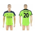 Liverpool #20 Lallana Sec Away Soccer Club Jersey1