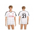 Liverpool #21 Lucas Away Soccer Club Jersey