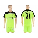 Liverpool #21 Lucas Sec Away Soccer Club Jersey