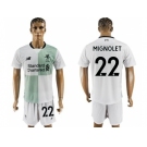 Liverpool #22 Mignolet Away Soccer Club Jersey1