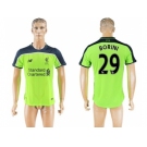 Liverpool #29 Borini Sec Away Soccer Club Jersey1