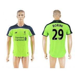 Liverpool #29 Borini Sec Away Soccer Club Jersey1