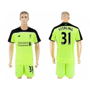 Liverpool #31 Sterling Sec Away Soccer Club Jersey